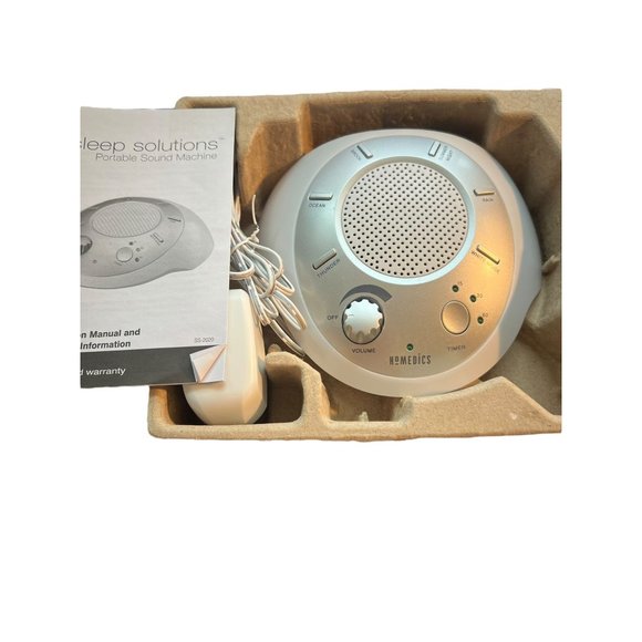 Homedics SS 2020 Sleep Solutions Portable Sound Machine 6 Sounds New in Box - Picture 4 of 4